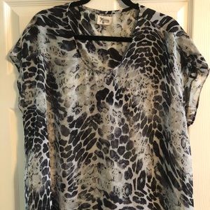 Show Me Your Mumu blue cheetah top